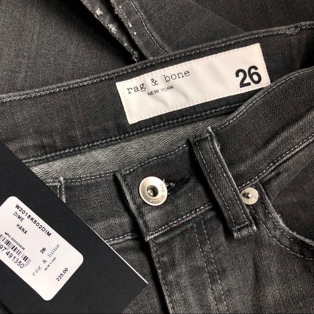 Rag & Bone “Hana” Cropped Bootcut Jeans
